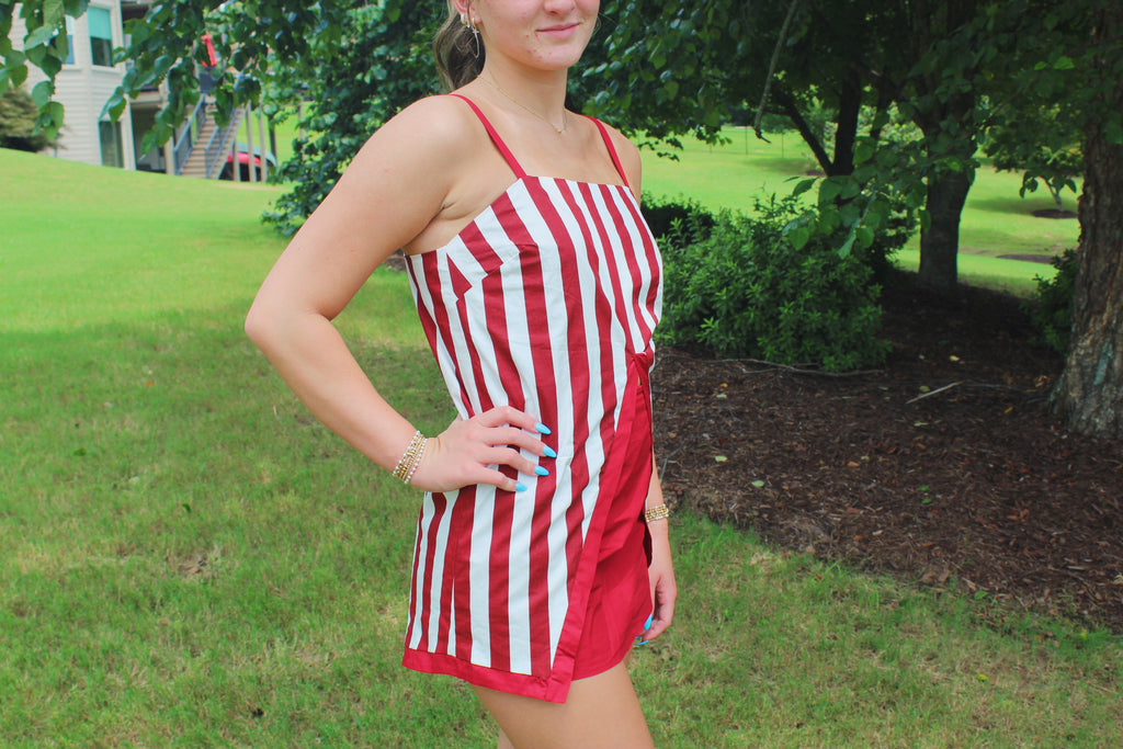 Striped Crimson Set